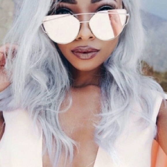 LAST ONE"Star Struck"🌟 Rose Gold aviator Glasses - Picture 2 of 4